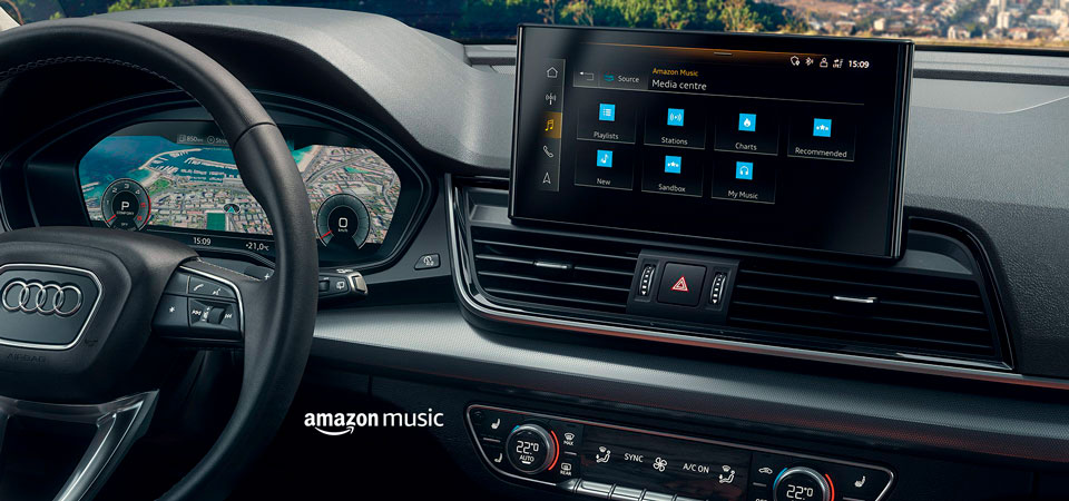 Audi-Q5-Sportback-TFSIe-amazon-music